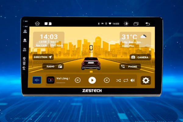 Màn hình DVD Zestech tích hợp Cam 360 Z800 Pro+