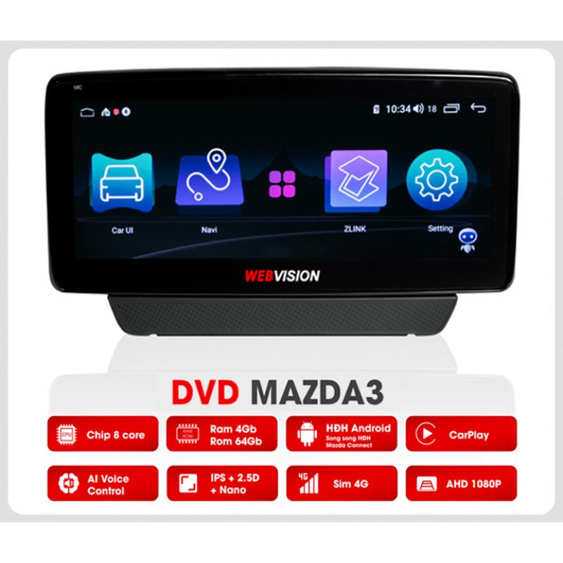 Màn hình ô tô DVD Webvision Mazda 3