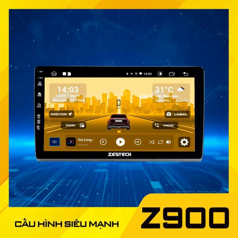 Màn hình ô tô DVD Android Zestech Z900